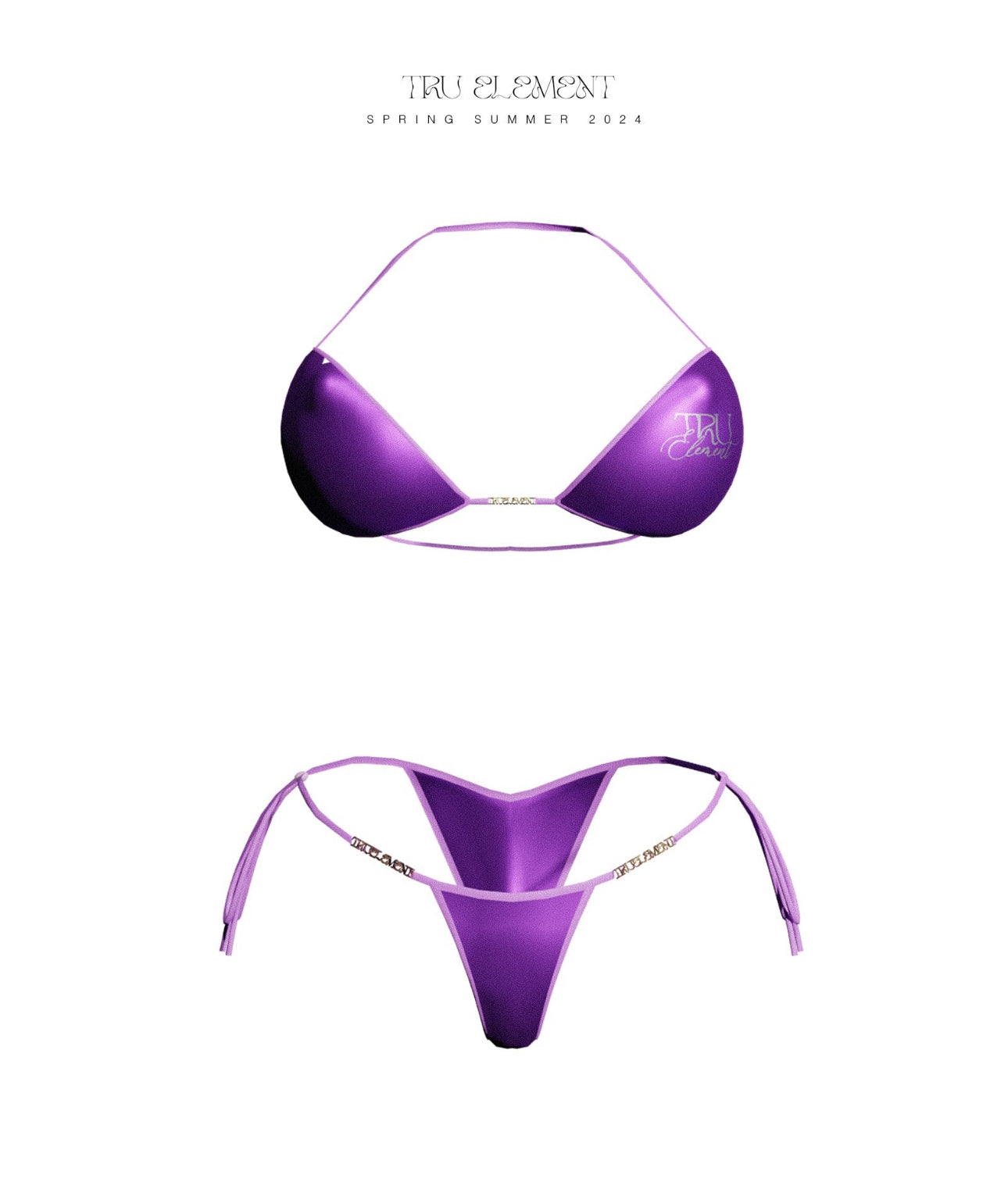 Tru Bikini - Purple Metallic